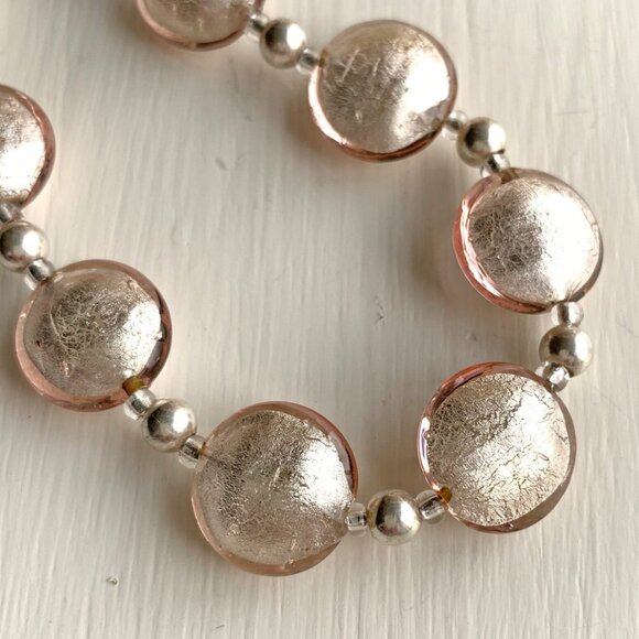 Diana Ingram Murano Glass Lentil Necklace - Picture 2 of 7